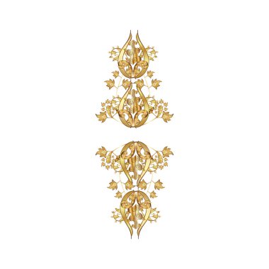 Kar Tanesi simgesi, beyaz arkaplanda altın sarısı ile izole edilmiş