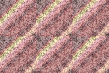 Renkli arkaplanda ilginç karalamalar var. Pano. Raster illüstrasyonu.