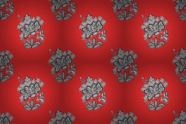 Renkli arkaplanda ilginç karalamalar olan kusursuz desen. Pano.