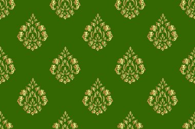 Kaliteli altın elementlerle kusursuz raster pano deseni