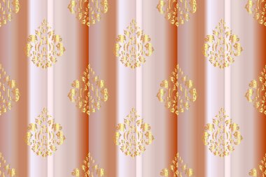 Kaliteli altın elementlerle kusursuz raster pano deseni