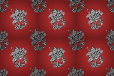 Renkli arkaplanda ilginç karalamalar olan kusursuz desen. Pano.