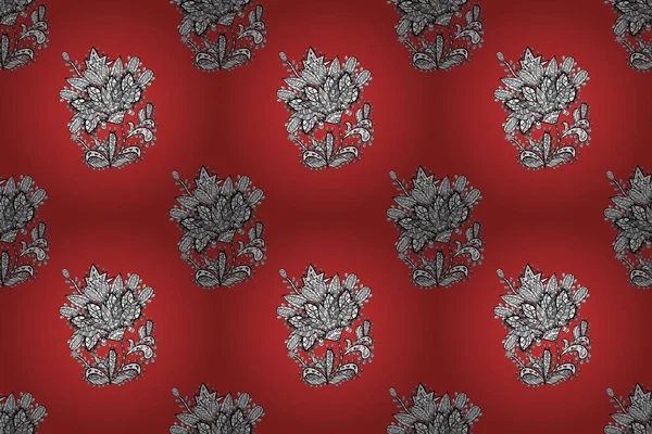 Renkli arkaplanda ilginç karalamalar olan kusursuz desen. Pano.