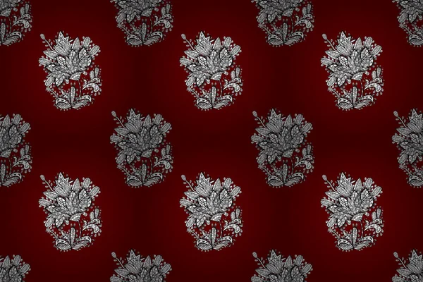 Renkli arkaplanda ilginç karalamalar olan kusursuz desen. Pano.