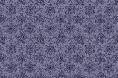 Renkli arkaplanda ilginç karalamalar olan kusursuz desen. Pano. Raster illüstrasyonu.