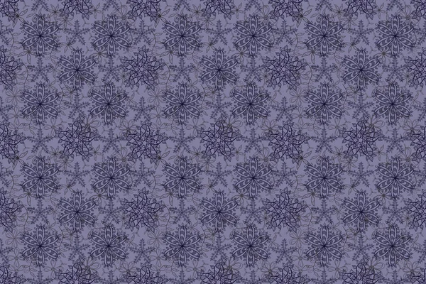 Renkli arkaplanda ilginç karalamalar olan kusursuz desen. Pano. Raster illüstrasyonu.