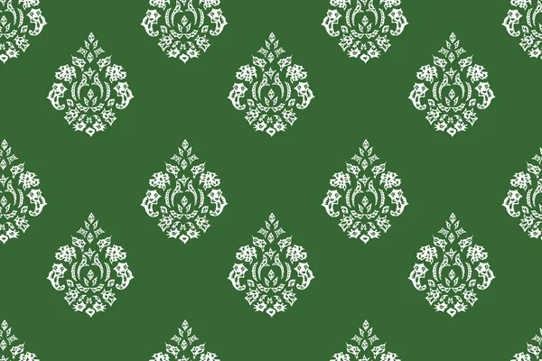 Seamless Raster Pano Wallpaper Vintage Elements — Stock Photo, Image