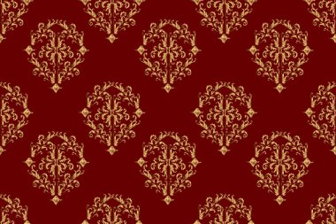 Renkli arkaplanda ilginç karalamalar olan kusursuz desen. Pano. Raster illüstrasyonu.