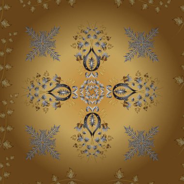 Renkli arkaplanda ilginç karalamalar olan kusursuz desen. Vektör illüstrasyonu.