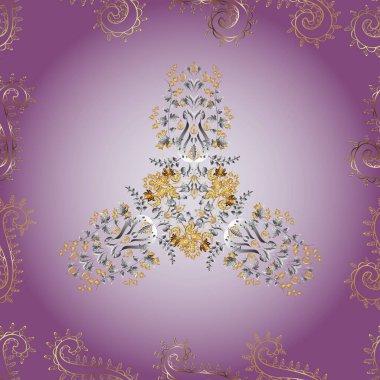 Renkli arkaplanda ilginç karalamalar olan kusursuz desen. Raster illüstrasyonu.