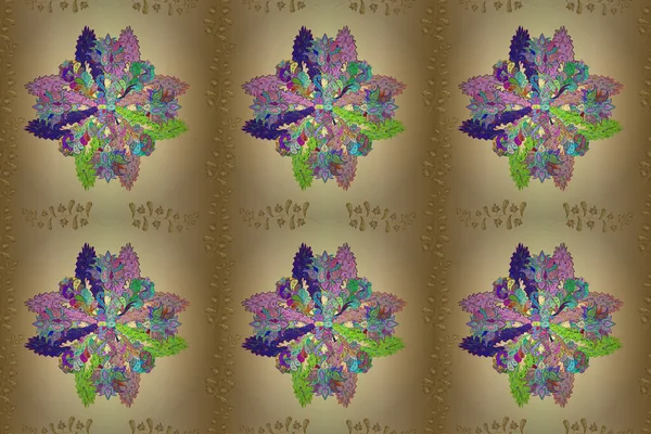Piękny Wzór Tkaniny Płynny Wzór Małym Kwiatku Rastrowa Ilustracja Cute — Zdjęcie stockowe