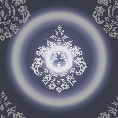 Renkli şirin arkaplanda kusursuz duvar kağıdı deseni