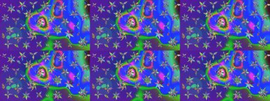 Mavi ve mor lale çiçekli Raster eskiz deseni. Doğal kozmetik ürünleri, parfüm, çiçekçi dükkanı için bahar ihalesi tasarımı. Karşılama ya da düğün geçmişi olarak kullanılabilir. Paket kağıdı için en iyisi..