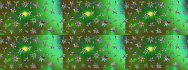 Çiçek buketleriyle klasik bir eskiz şekli. Raster illüstrasyonu. Renklerde.