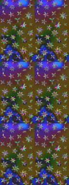 Kızılderili desenli desenli desenli şal deseni. Etnik Mandala süsü. Raster Henna dövme stili. Tekstil, tebrik kartı, boyama kitabı, telefon kılıfı baskısı için kullanılabilir.