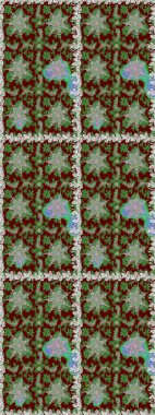 Çiçek deseni. Duvar kâğıdı barok, İspanyol kumaşı. Kusursuz raster arka plan. Kahverengi ve bej renklerde altın elementler. Şekil grafik deseni.