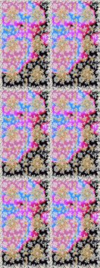 Geleneksel klasik raster altın pürüzsüz desen. Tarafsız ve gri renklerde altın elementler. Barok tarzında kusursuz bir doğulu süsü..