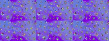 Zarif, parlak ve eskiz menekşe ve mavi çiçek desenli tasarım. Sabıka fotoğraflarında, bebek kıyafetlerinde, duvar kâğıtlarında, paket kutularında falan kullanılabilir. Raster..