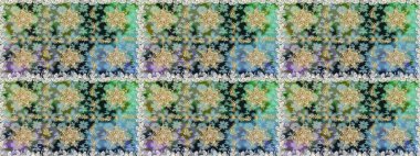 Düz elle çizilmiş klasik koleksiyon. Raster altın pürüzsüz desen. Arkaplan, kumaş, altın duvar kağıdı. Altın elementlerle gri renklerde altın desen.