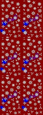 Kırmızı ve nötr renklerde çiçekler. Nazik, sevimli çiçek arkaplanı. Raster çiçek desenli ve çiçekli..