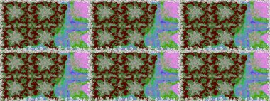 Çiçek deseni. Duvar kâğıdı barok, İspanyol kumaşı. Kusursuz raster arka plan. Kahverengi ve bej renklerde altın elementler. Şekil grafik deseni.