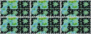 Çiçek deseni. Duvar kâğıdı barok, İspanyol kumaşı. Kusursuz raster arka plan. Kahverengi ve bej renklerde altın elementler. Şekil grafik deseni.