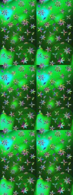 Zarif, parlak ve çiçek desenli tasarım. Sabıka fotoğraflarında, bebek kıyafetlerinde, duvar kâğıtlarında, paket kutularında falan kullanılabilir. Raster..