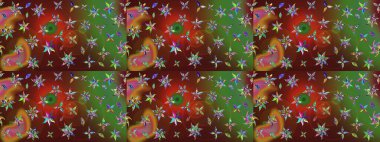 Şekil verilmiş çiçeklerle eskiz deseni. Süslü zentangle çizim dokusu, soyut çiçeklerle süslenmiş. Çiçek deseni duvar kağıdı, şablon dolguları ve web sayfası arkaplanı için kullanılabilir.