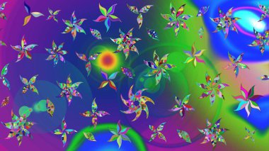 Tekstil veya kitap kapakları, imalat, duvar kağıtları, baskı, hediye paketi ve yapıştırma kitabı için çiçek eskizi geçmişi. Raster illüstrasyonu. Küçük ölçekli çiçeklerdeki basit sevimli desen.