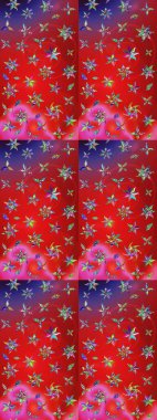 Beautiful watercolor Bouquet of summer flowers sketch pattern. Nice fabric pattern.