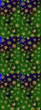 Çiçekli çiçek deseni, suluboya. Raster deseni. Küçük çiçekte güzel bir çiçek deseni..