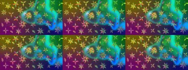 Botanik çizim kalıbı. Organik elementler. Suluboya etkisi. Raster deseni.