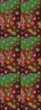 Sınır Kızılderili çiçekli paisley patten. Taslak süsleme izi. Etnik Mandala havlusu. Raster Henna tarzı. Tebrik kartı arkaplanı, boyama kitabı, arkaplan, tekstil için kullanılabilir.