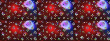 Anti-stres için soyut örnek sayfası. Raster illüstrasyonu. Kahverengi ve kırmızı renklerde.