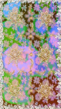 Doğu tarzı arabesk tarzında altın elementler. Raster altın pürüzsüz desen. Tarafsız renklerde kusursuz desen. Kusursuz altın desenli bukleler..