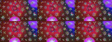 Robot resim. Küçük renkli çiçekler. Küçük çiçekte güzel bir desen. Moda baskıları için zarif bir şablon. Çiçekli bahar çiçekleri. Motley illüstrasyonu.