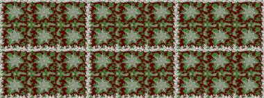 Çiçek deseni. Duvar kâğıdı barok, İspanyol kumaşı. Kusursuz raster arka plan. Kahverengi ve bej renklerde altın elementler. Şekil grafik deseni.