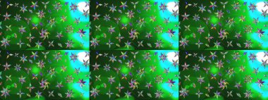 Raster illüstrasyonundaki çiçek desenli çizim. Renkli çiçekler. Renkli Yaz Temalı eskiz kalıbı. Düz Çiçek Elementleri Tasarımı.