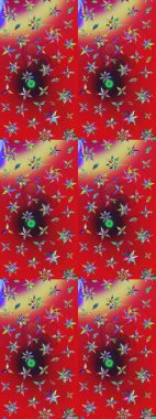 Çizim çiçek deseni duvar kâğıdı olarak kullanılabilir. Kırmızı ve nötr renklerde çiçekler. Raster illüstrasyonu.