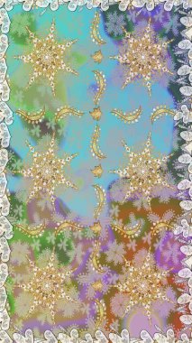 Geleneksel oryantasyon süsü. Kusursuz klasik raster altın desenli. Klasik klasik klasik arka plan. Tarafsız renklerde altın elementlerle kusursuz desen.