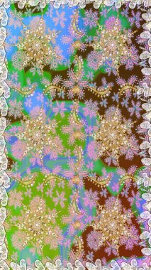 Şam, tasarım için kusursuz desen. Tarafsız renklerde, altın elementli pürüzsüz desen.