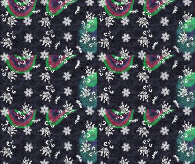 Güzel kumaş deseni. Bahar çiçekleriyle güzel bir çiçek deseni çizmişsin. Raster illüstrasyonu.