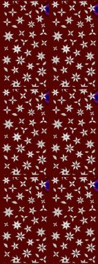 Raster Henna tarzı. Etnik Mandala havlusu. Sınır Kızılderili çiçekli paisley patten. Tebrik kartı geçmişi, boyama kitabı, arkaplan ve tekstil için kullanılabilir. Taslak süsleme izi.