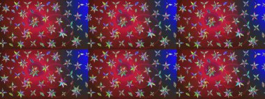 Tatil havası. Bahar mevsimi. Raster güzel bir çiçek deseni çizmiş. Nazik romantik baskı.