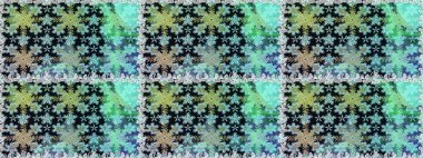 Doğu tarzı element. Çizgi sanatı tasarım şablonu için kusursuz sınır. Davetiyeler, kartlar, web sayfası için Raster illüstrasyon. Mavi renklerdeki altın element. Altın çizgili çiçek dekoru.