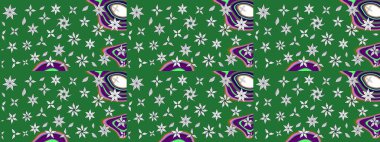 Yumuşak, yeşil ve nötr renklerde bahar çiçekleri. Yaprak ve çiçeklerin suluboya resimleri, yeşil ve nötr renkler üzerine çizimler. Raster illüstrasyonu.