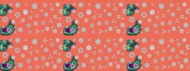 Nazik, narin çiçek arkaplanı. Çiçekli karalama şeklinde Raster çiçek deseni. Turuncu ve nötr renkte çiçekler.