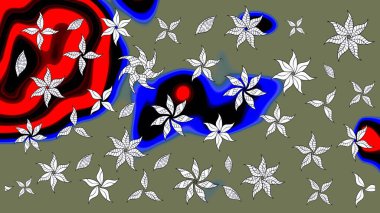 Çiçeğin suluboya çizimlerinin mükemmel deseni. Dekorasyon ve tasarım için güzel bir desen. Suluboya çizim kalıbı. Moda baskısı. Eski.