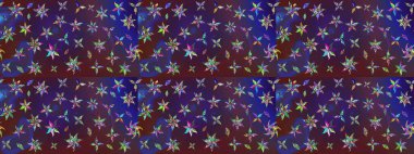 Raster illüstrasyonu. Renkli Bahar Teması eskiz kalıbı. Düz Çiçek Elementleri Tasarımı. Güzel kumaş deseni. Asya tekstil tarzında. Çiçek desenini çiz.