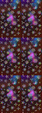 Çizim raster deseni. Güzel kumaş deseni. Çiçek arka planı.